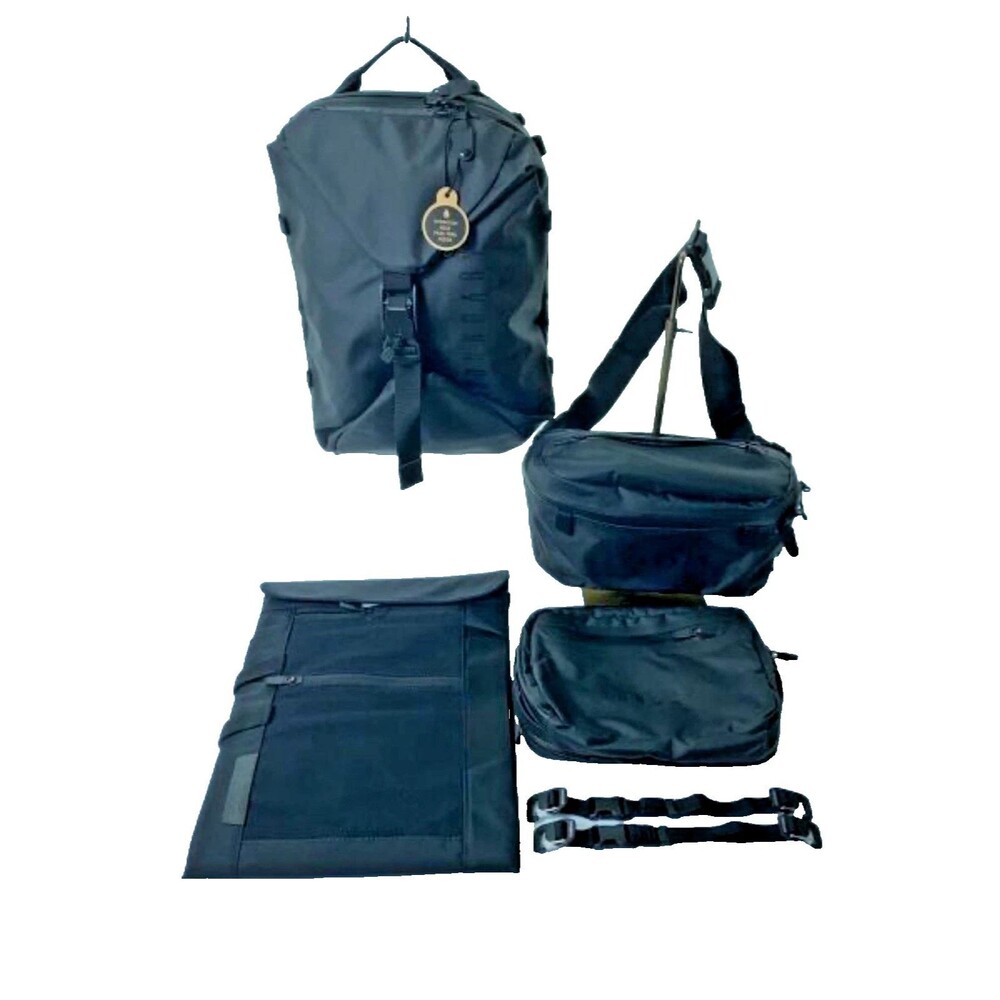 Boundary Supply Arris 35L Travel Backpack + Accessories | Black | New - Picture 8 of 12